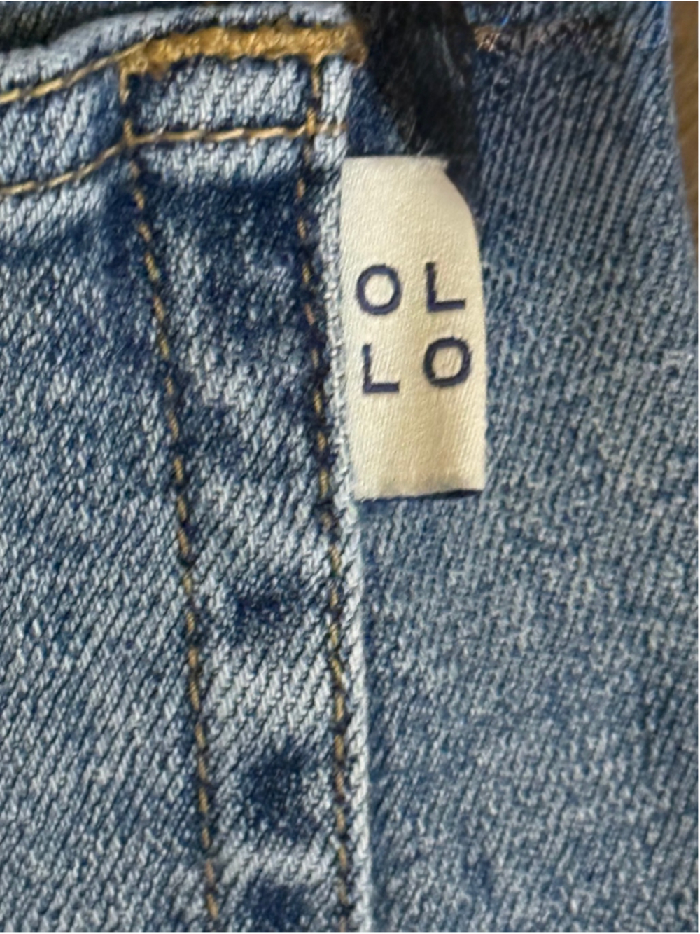 Oliver Logan Women’s High-Rise Wide-Leg Crop Raw Hem Light Wash Size 31 - Picture 7 of 9